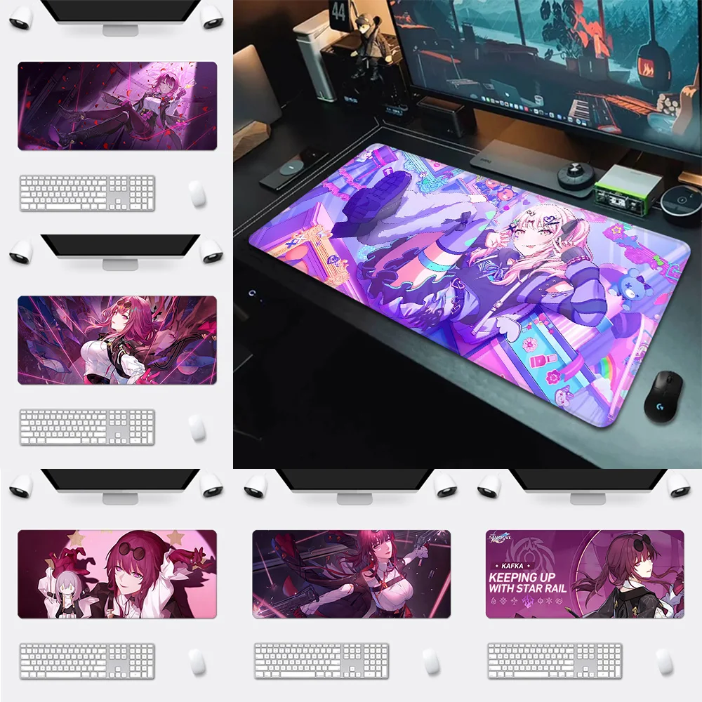 

Honkai Star Rail Kafka Mousepad HD Printing Computer Gamers Locking Edge Non-slip Mouse Pad XXL90x40cm Keyboard PC Desk Pad