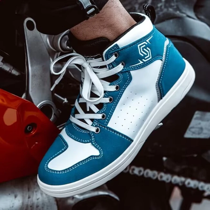 

SCOYCO MT069 motorcycle riding shoes Motorcycle street running racing shoes Rider riding anti-fall boots Four seasons men's