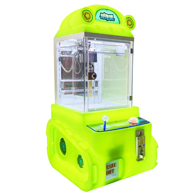 Mini claw crane machine small vending game machine with bill acceptors