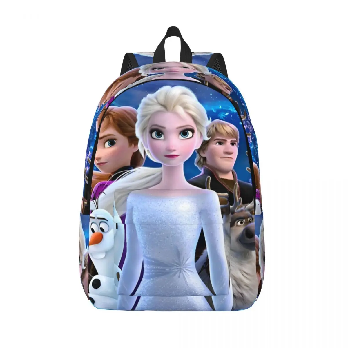 

Frozen Backpack for Men Women Casual Student Hiking Travel Daypack Cute Cartoon Fantasy Laptop Canvas Bags Lightweight