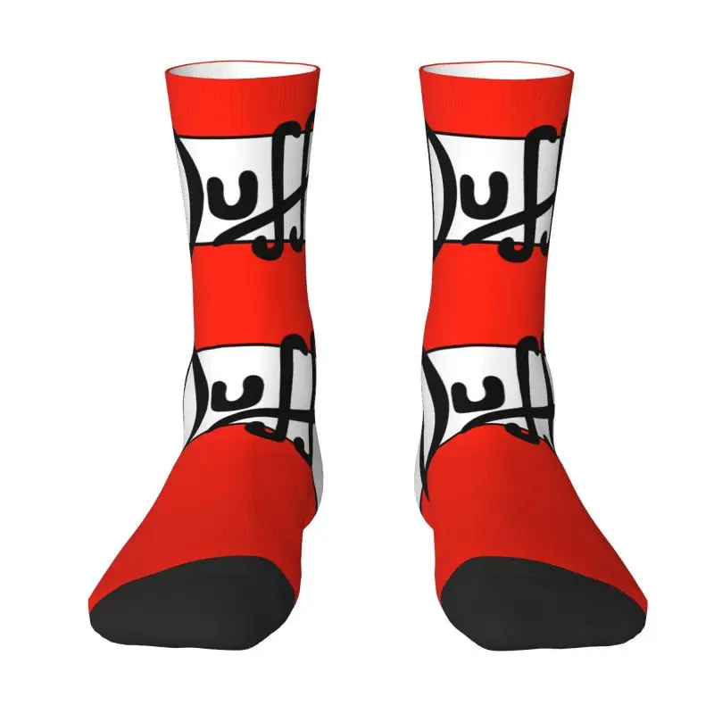 Duff Beer Dress Socks for Men Women Warm Fashion Crew Socks