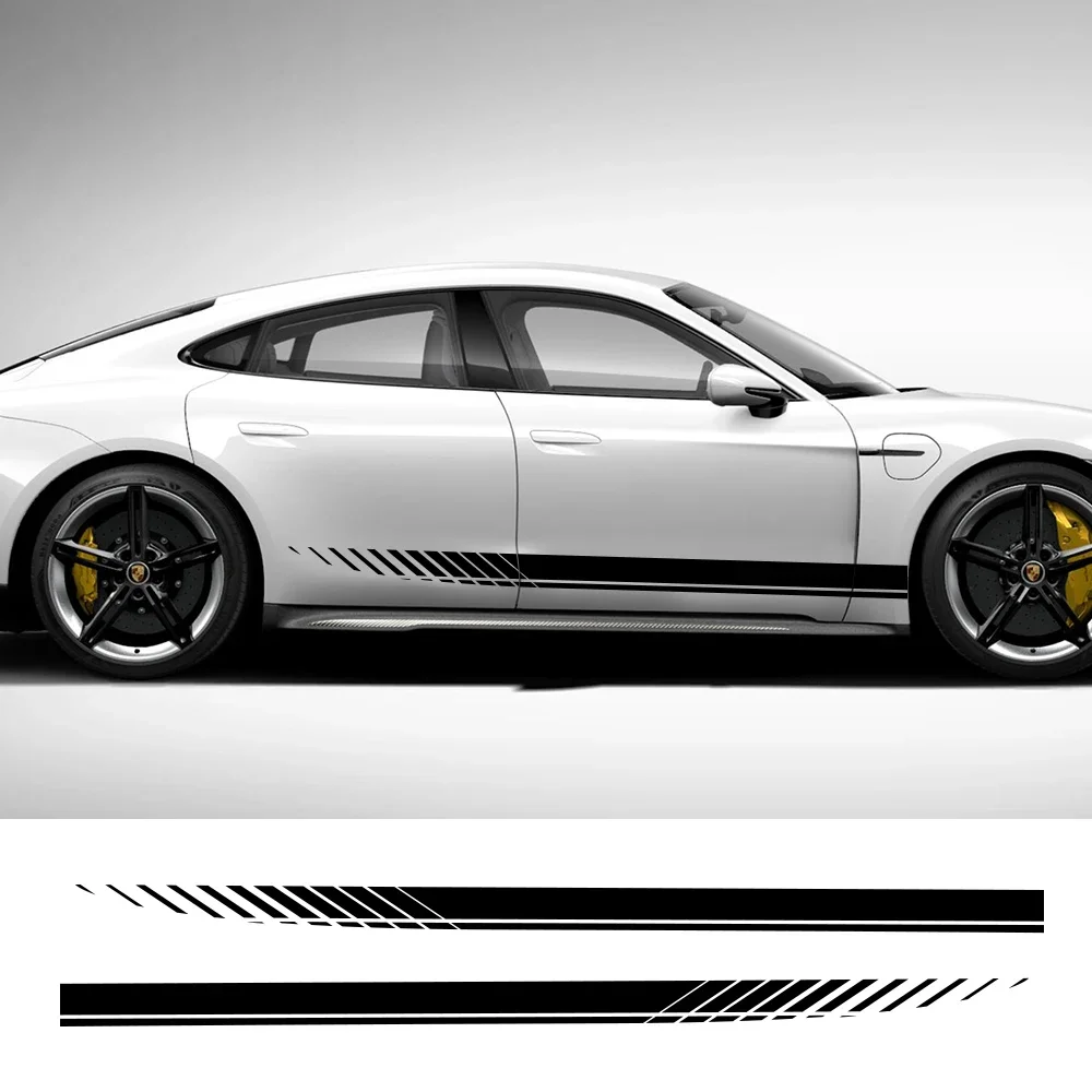 Dynamic Speed Line Vinyl Car Side Sticker Waterproof Auto Decal For Sport Sedan Door Body Racing Exterior Styling Decor