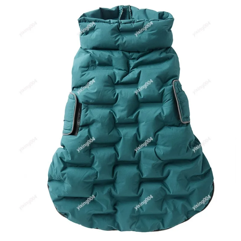 Two-legged Winter Dog Jacket, Windproof Cotton Apparel for Golden Retriever Labrador Medium Large Dogs