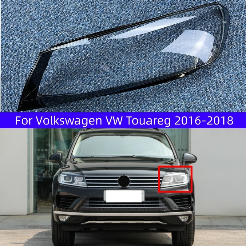 

Для Volkswagen VW Touareg 2016 2017 2018 крышка фары абажур оболочка стеклянные крышки для объектива фары автомобильные аксессуары