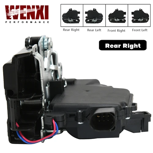 Juego completo de actuador de pestillo de cerradura de puerta de 4 piezas para Volkswagen Jetta Golf MK4 Bora restaura cerradura Central entrada sin llave