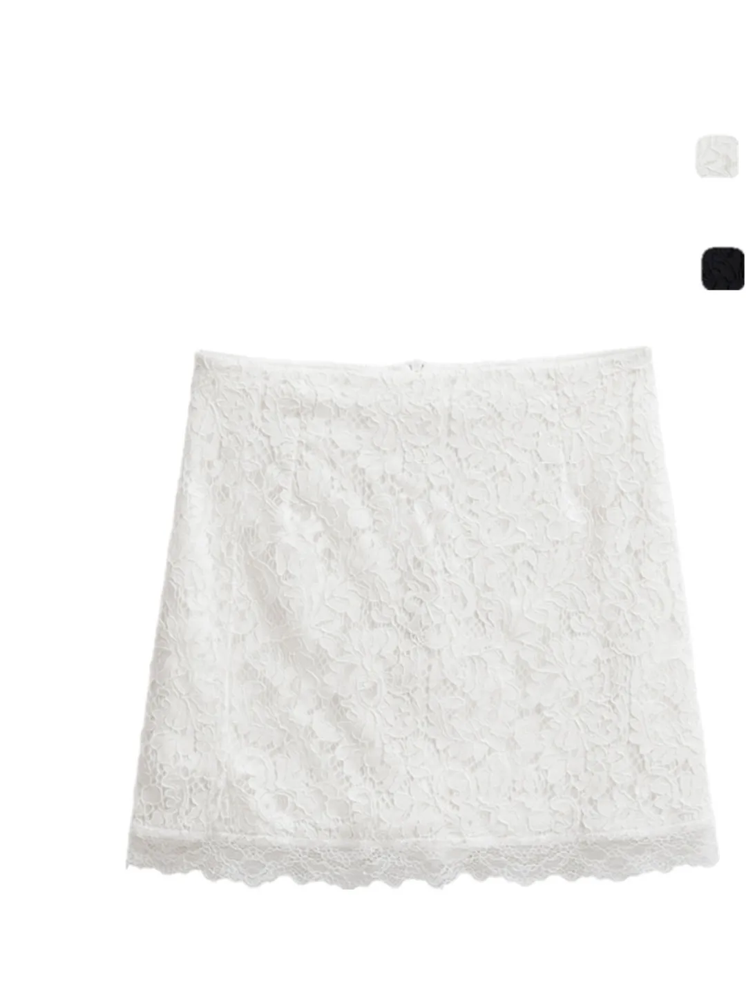 

Женская короткая юбка-трапеция с высокой талией, кружевная, облегающая, дышащая, приятная к телу, в уличном стиле