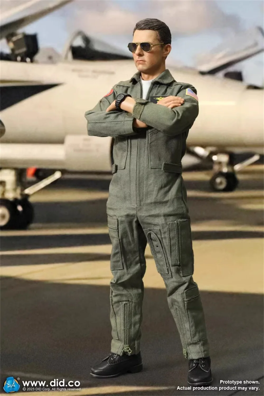 Hot Sale 1/6 DID MA80170 US. Handsome Guy Man Tom Cruise Top Gun Movie Player General Pilot Full Set Moveable Action Figure Gift