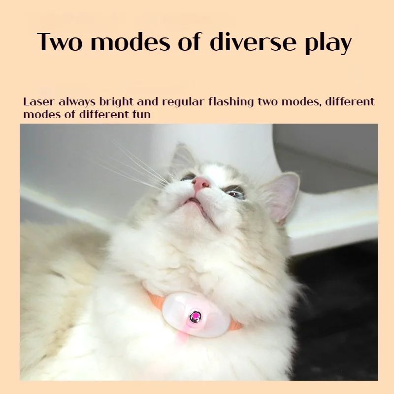 Cat Toy Collar Electric Laser Infraredcat Teaser Stick Two Charging Modes Self Entertainment Relaxation Cat Toys Pet Supplies