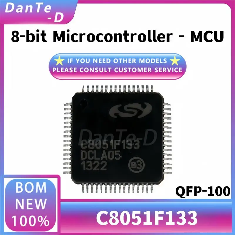 C8051F133-GQR package QFP-64 8-bit microcontroller MCU single chip IC original authentic