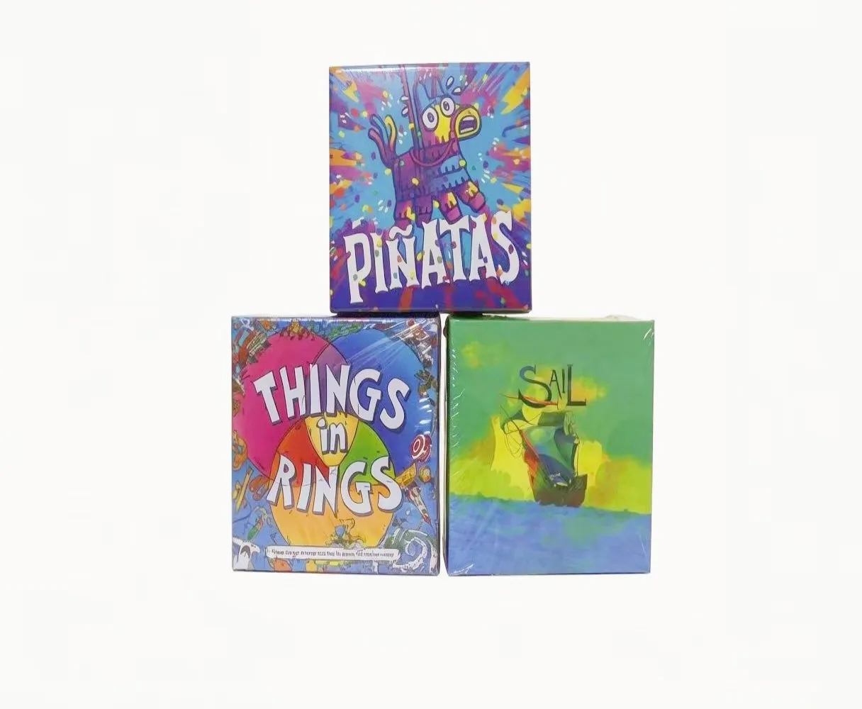 

NEW Card Game |PINATAS | Things In Rings | SAIL - Strategy Card Game , Fun Family Game Night