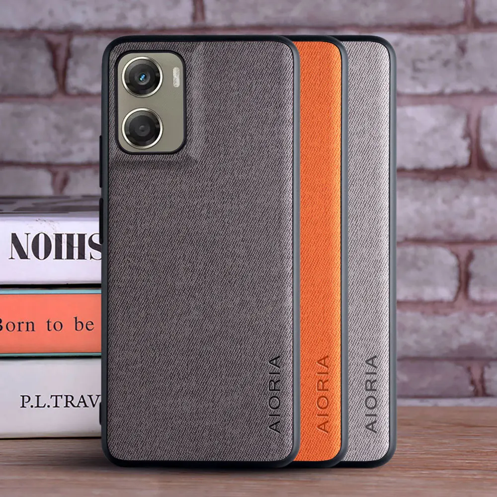 

Чехол для Motorola Moto G06 power Edge 70, кожаный мастер, жесткий текстильный кожаный модный чехол для телефона moto G06, чехол