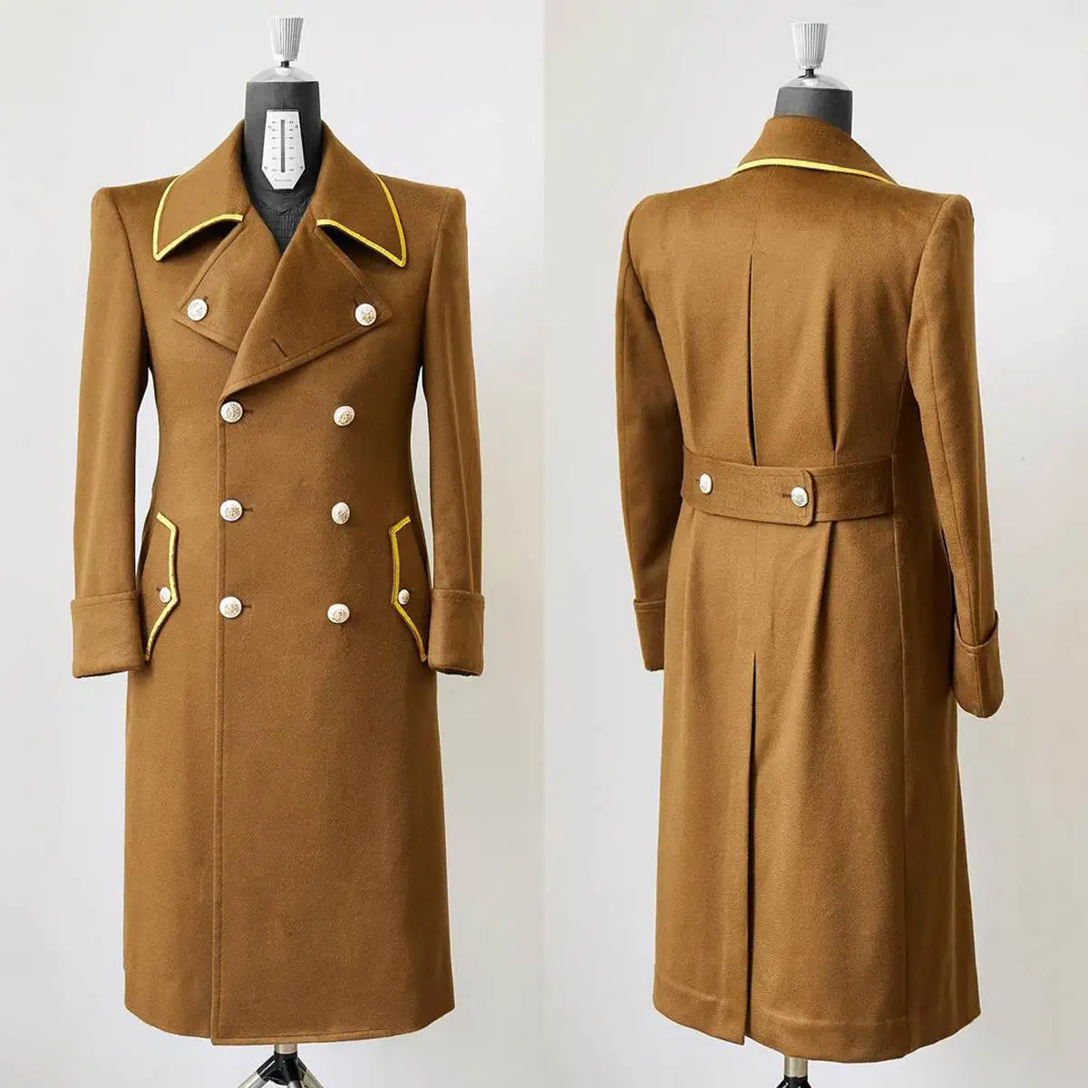 

Modern One Piece Customized Men Jacket Blazers Double Breasted Wool Blend Wedding Tuxedos Plus Size Custom Made