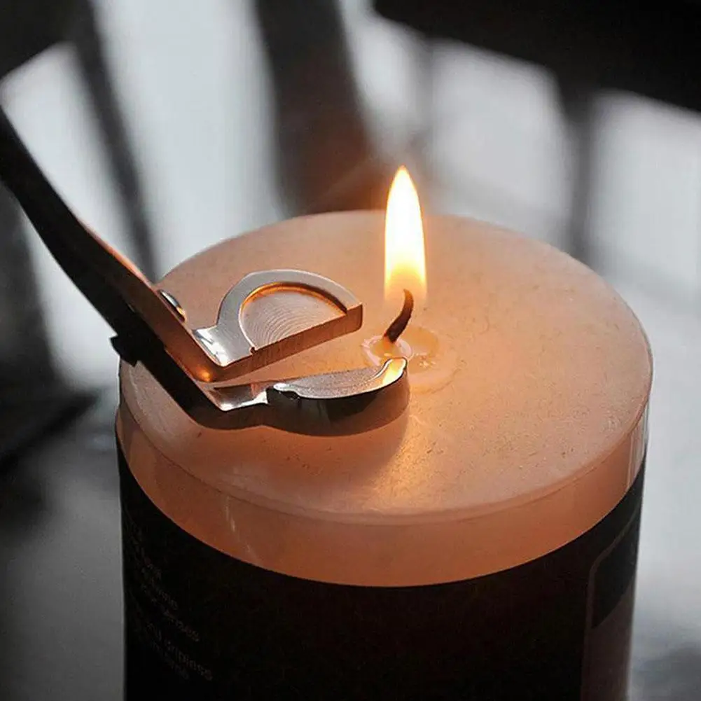 Candle Wick Cutter Extinguish Candle Wick Scissors Scented Candle Tool Stainless Steel