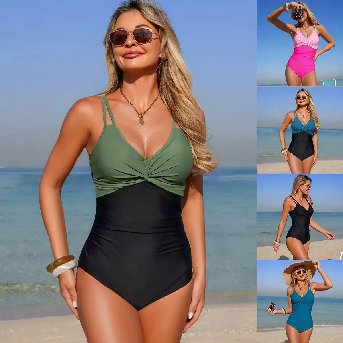 

Женский купальник в европейском и американском стиле, цельный, сексуальный, облегающий, спортивный, бикини.