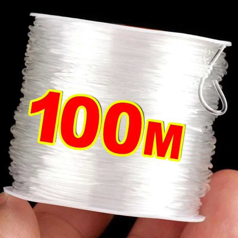 

100M Stretchy Strong Thread Cords Elastic Crystal Jewelry Cord Beading String DIY Fishing Lines Making Jewelry Bracelet Supply