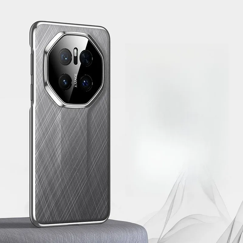 For Huawei Mate 60 RS Gold and Silver Brocade Compatible Master Edition Mobile Phone Case Honor Full-coverage Protective Case