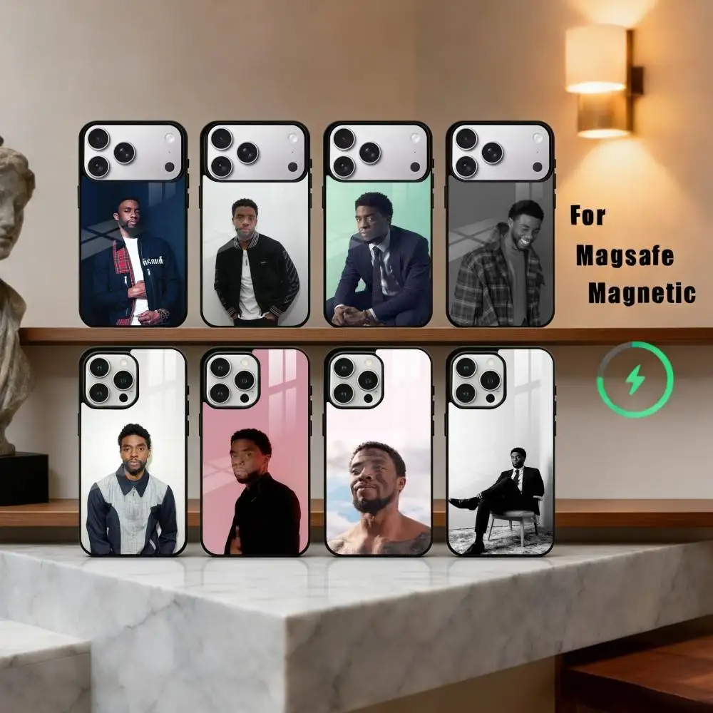 

Renowned C-Chadwick-K B-Boseman Phone Case For iPhone17,16,15,14,13,12,11 Plus,Pro Max Magnetic For Magsafe Wireless Charging
