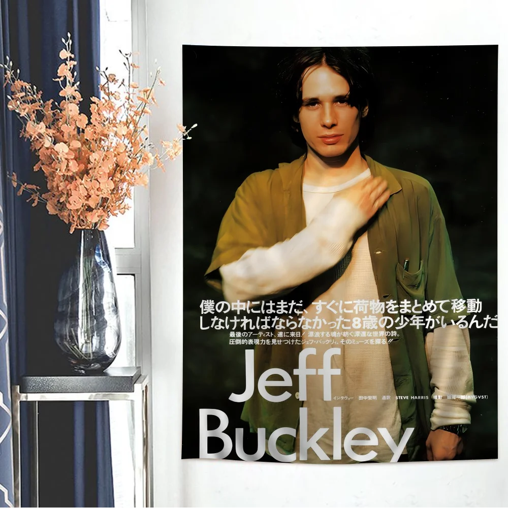 Jeff Buckley Singer Colorful Tapestry Wall Hanging Cheap Hippie Wall Hanging Bohemian Wall Tapestries Mandala Sheets