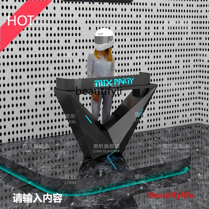 Bar KTV DJing Desk Slow Shake Bar Luminous Table Electronic Music Bar KTV Party Room Mobile DJ Desk Customization