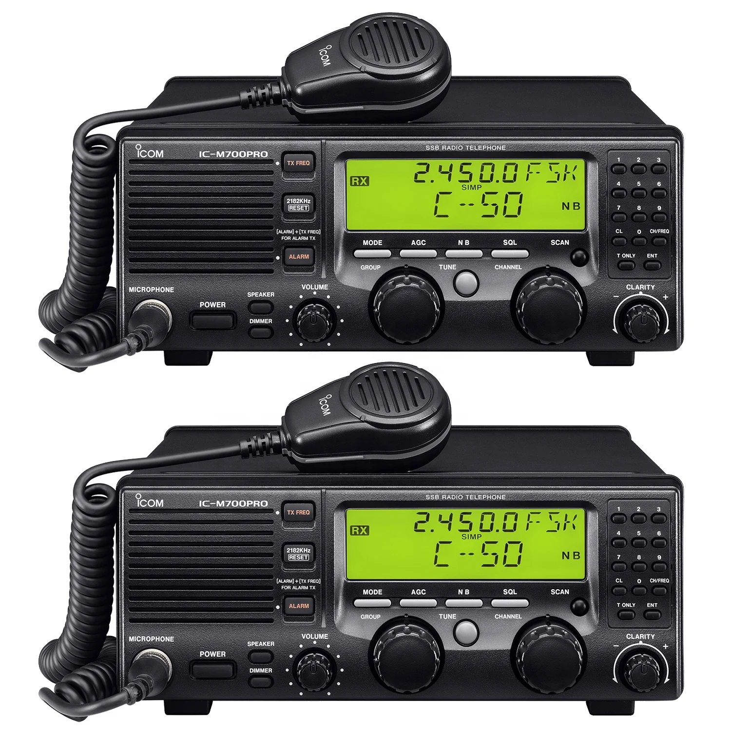 

NEW ICOM IC-M700PRO W/AT-130 Tuner HF SSB Marine Radio