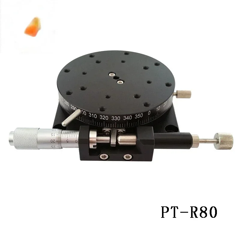 

Manual Rotation Excellent PT-R38/R60/R80/R100/R125 R Axis Optical Sliding Table Rotating Platform For Precision Applications