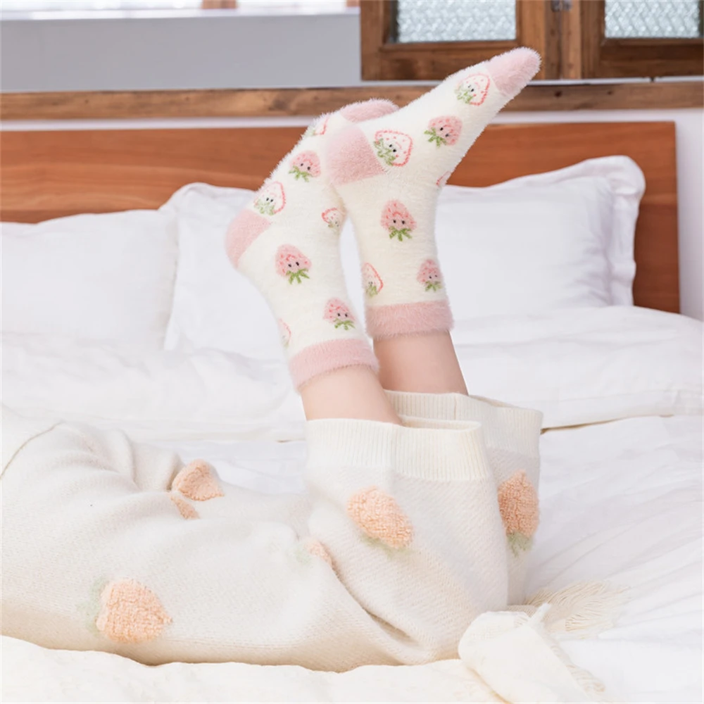 Thermal Socks Warm And Fluffy Quality Craftsmanship Stay Warm And Stylish All Season Long Piles Of Socks Floor Socks Sleep Socks