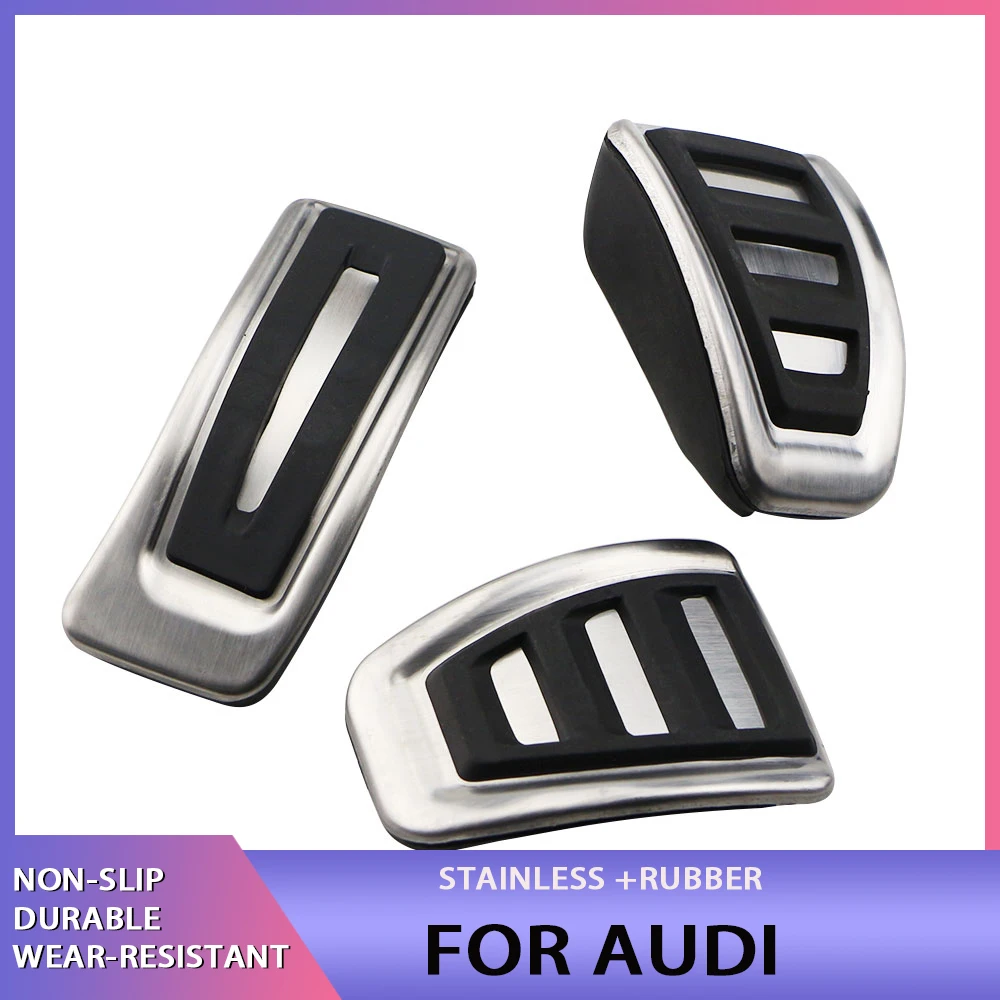 Car Fuel Brake Pedal Cover for Audi A4 B8 A5 B8 A6 B8 2008-2019 A7 Q5 Q7 Q8/For Porsche Macan Cayenne RHD Car Accessories