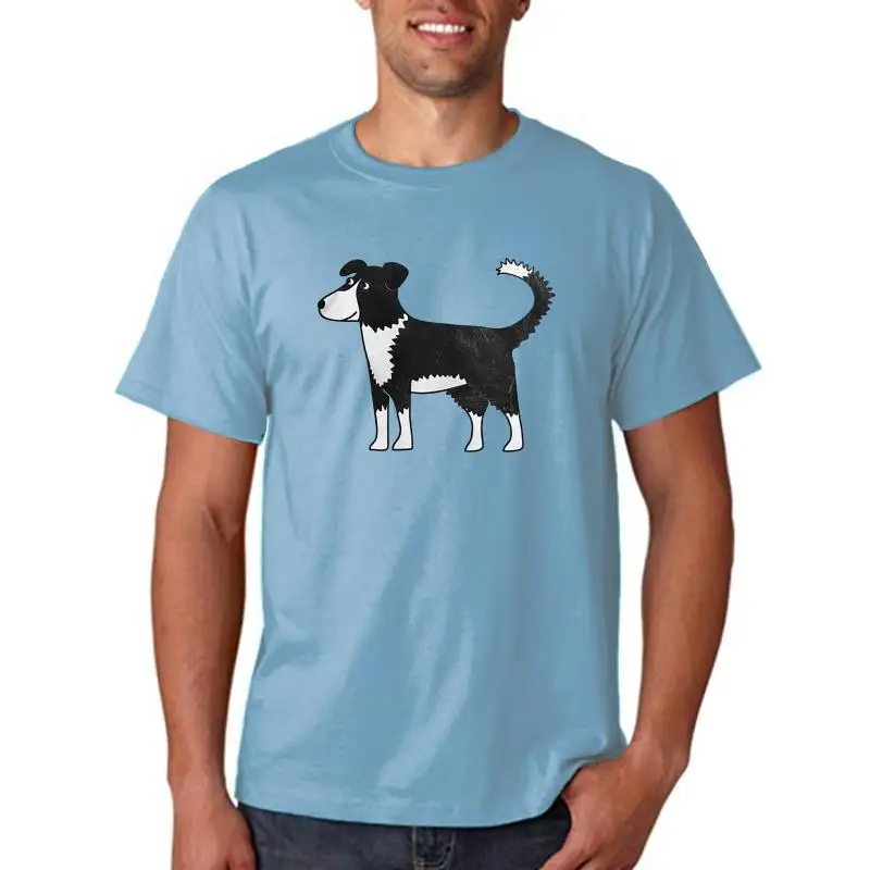 t shirt Fashion men t-shirt bioshick Border Collie by squirrell