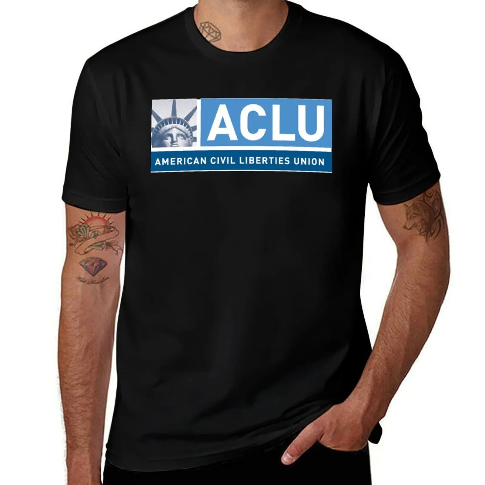

Aclu T-Shirt funny t shirts man man t shirts for men man t shirt luxury T-shirt