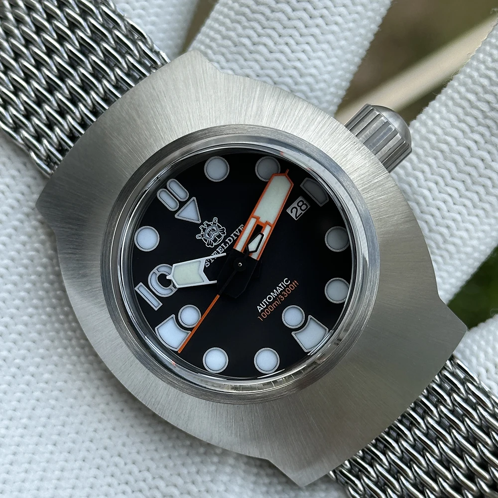 STEELDIVE 2025 New In 45mm Men's Watches Luxury NH35 Automatic Men Sport Speed Chronograph AR Sapphire glass 1000M Waterproof