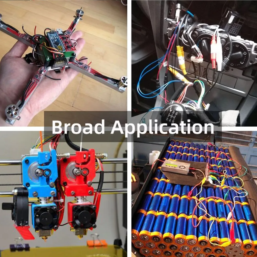 A71Z 22AWG Elektrodraht, flexible Silikondrähte, 22 Gauge, verzinnter Kupferdraht, 5 Farben, jeweils 16,4 Fuß/5 m