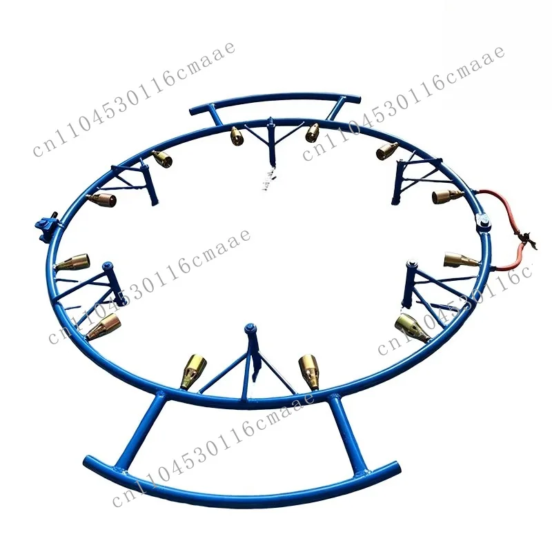 Multi-nozzle circular gas heater cryogenic pipeline preheater for pipeline projects in Kazakhstan