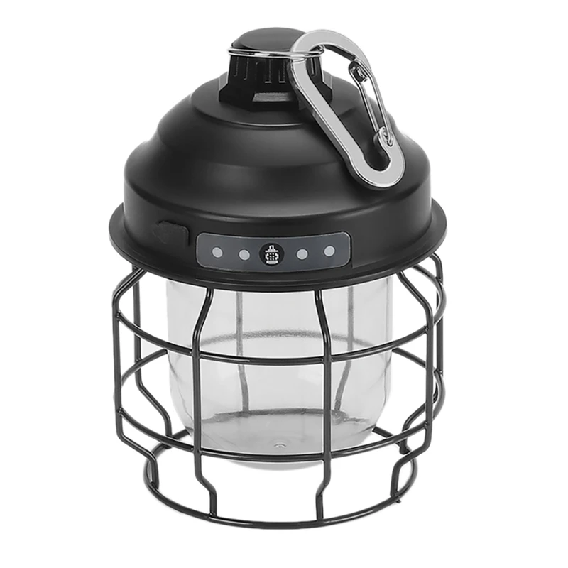 

JFBL Hot Mini Hanging Camping Lantern USB Water Resistant Tent Light For Outdoor Garden Yard Patio Tree Decoration