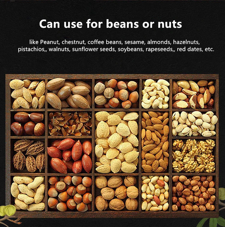 آلات تحميص الجوز واللوز والحبوب الفول السودانية عالية السعة 20-100 كجم/ساعة #2