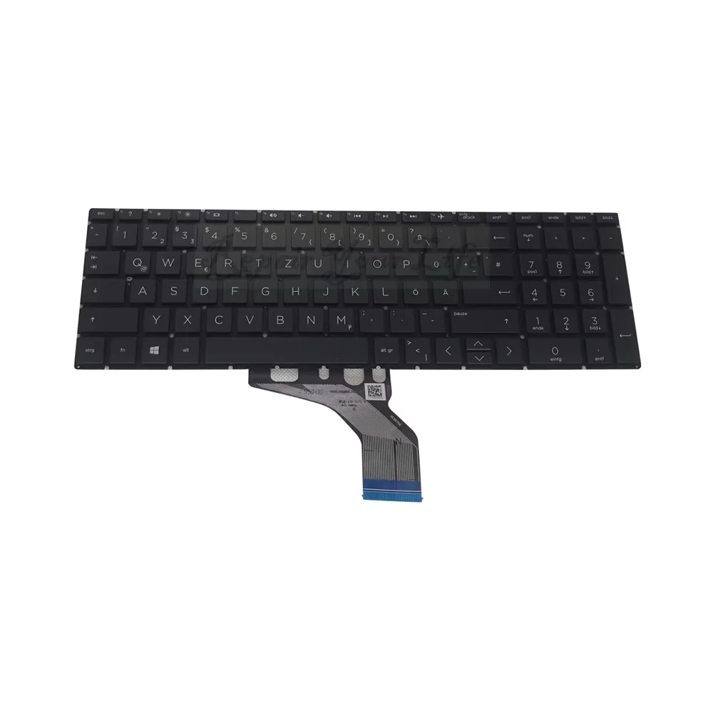 Clavier rétroéclairé croate allemand pour ordinateur portable HP Pavilion 15-DA 17-BY 250 255 G7 TPN-C135 TPN-C136 HPM17K5