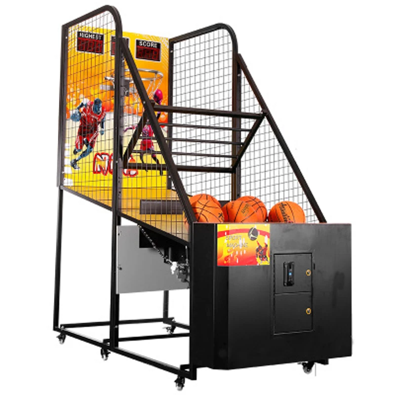 

Coin Operated Electronic Street Basketball Arcade Game Machine