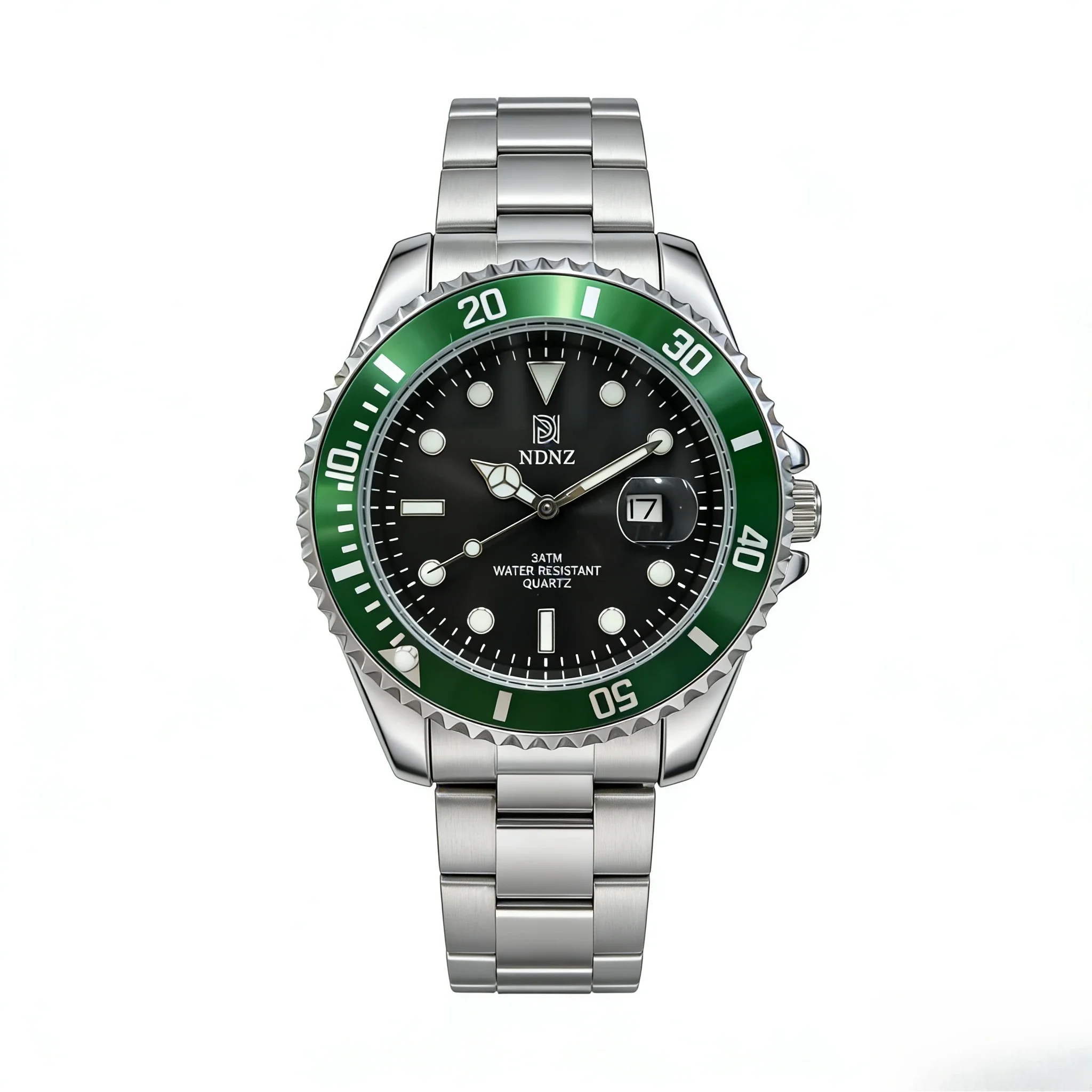 Luxury Couple Watches Japanese Movement Stainless Steel Band Sapphire Glass Waterproof Luminous Man Watch