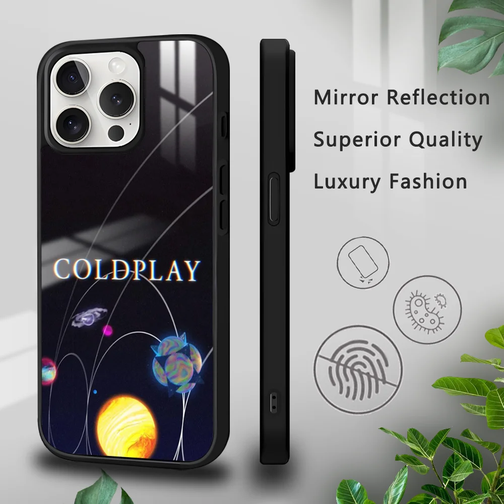 Rock Band C-COLDPLAY Phone Case For iPhone 16 15 14 13 12 11 Pro Xs Max Mini Plus Celulares Hard Funda