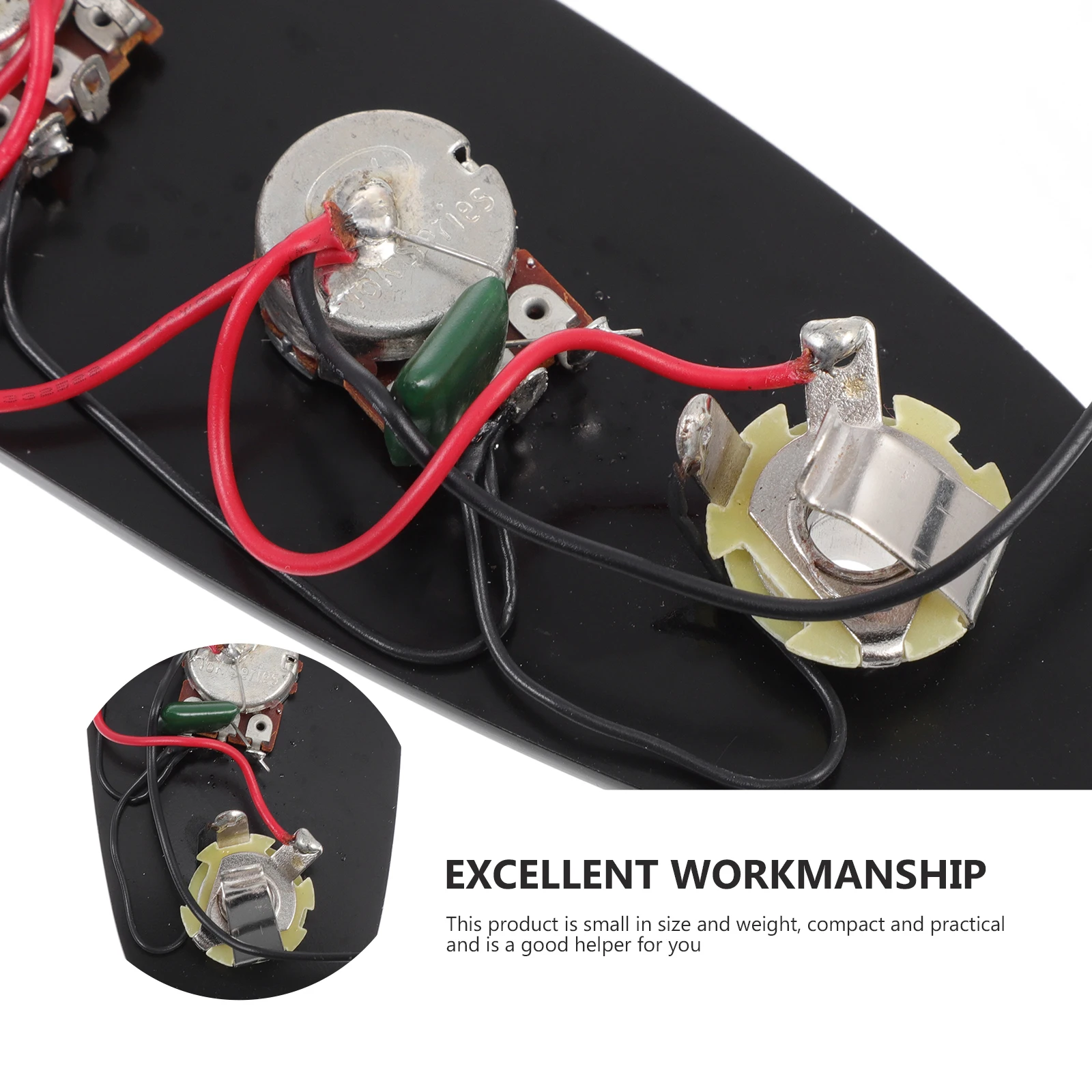 

1 Pc Metal Volume Knob Guard Plate Compact Practical Easy Install Affordable Price Essential Electronic Double Bass Part