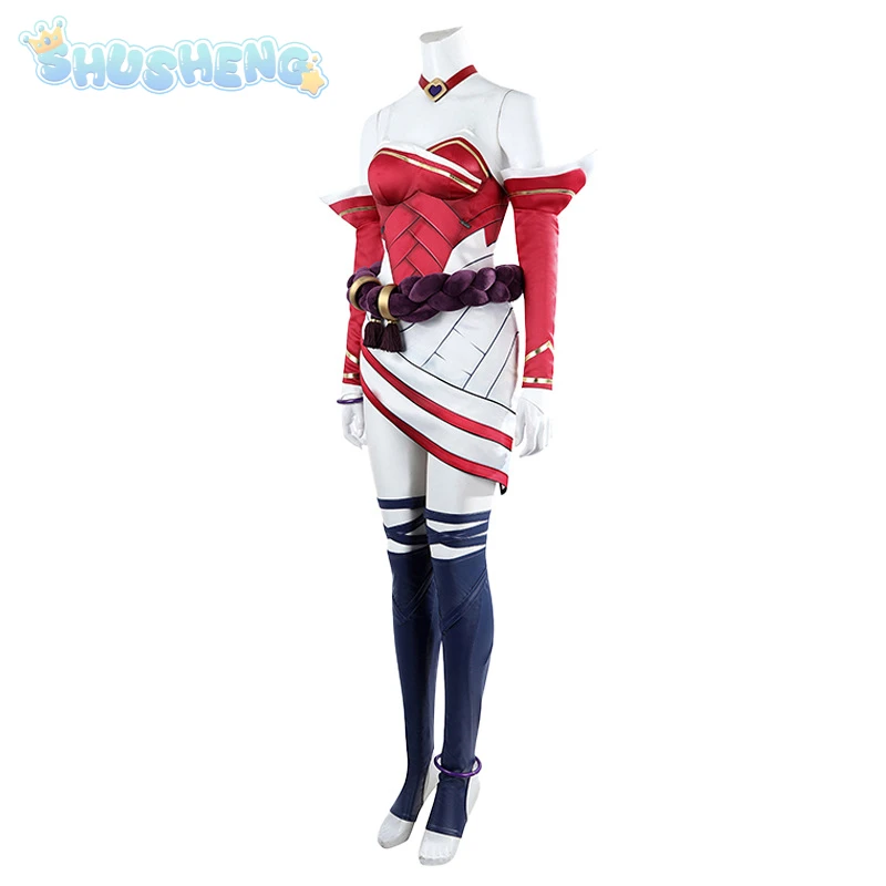 Lol ahri a raposa de nove caudas cosplay novo traje sapatos acessórios de unhas adereços halloween carnaval sexy doce mulher vestido uniforme