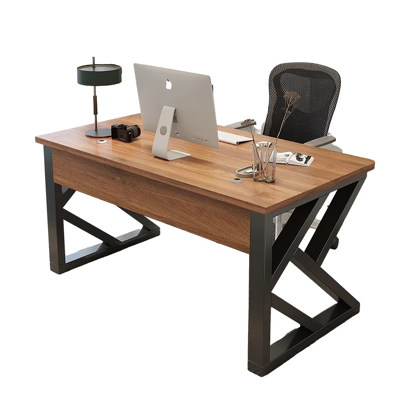 Office Furniture Wooden boss I Desk Luxury Laptop Modern Ceo Work Station Desk Top Office