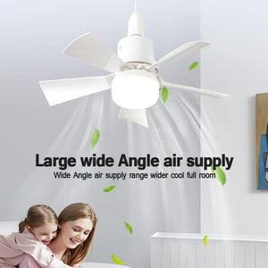 LED ceiling fan with lamp and remote control, adjustable, silent timed, bedroom, living room, AC 85-265v, 3 speeds 6 Main sales ceiling fan with LED lamp - №6