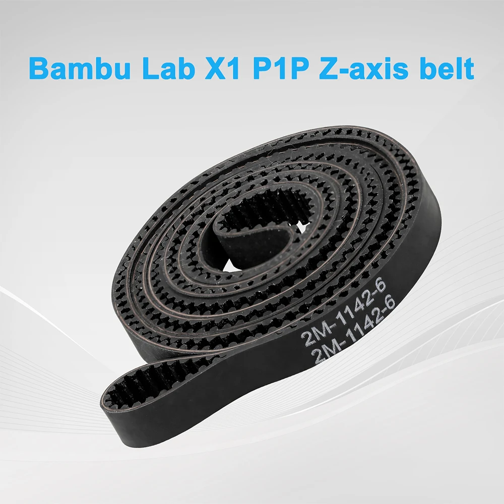 For Bambu Lab X1 X1S P1P P1S Z-Axis Belt Synchronous Wear Resistance Belt For Bambulab X1 P1 Series 3D Printer Replacement Parts