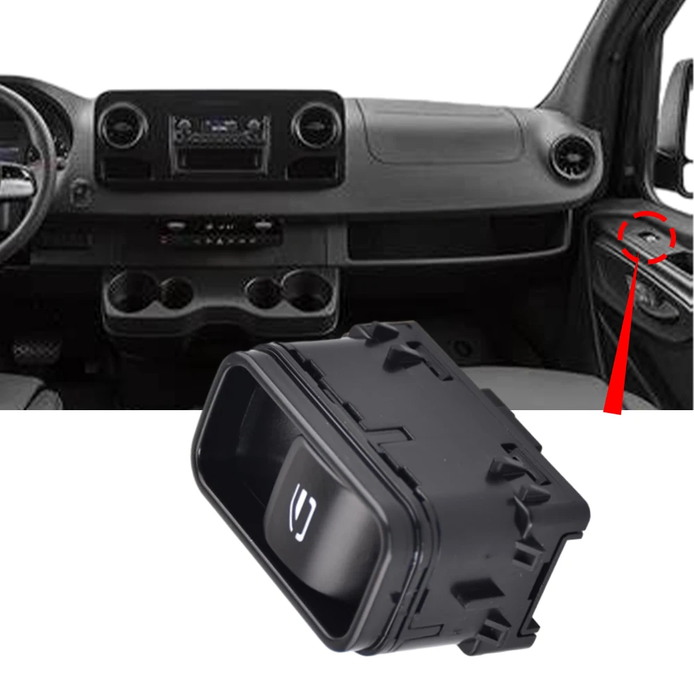 

35750-SNV-H52, A9079050504, 9079050504 Car 4Pins Electric Window Push Button Switch for Mercedes-Benz Sprinter W907 2019 -2021