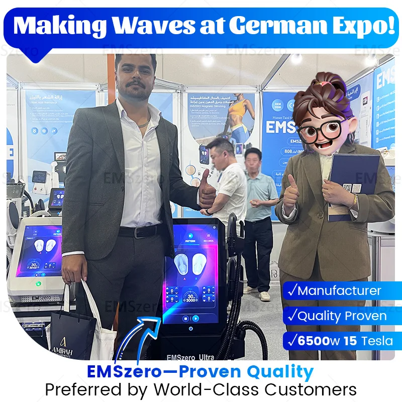 EMSZERO EMS Neo Body  Professional Sculpt EMS Zero Ultra Pro 6500W 4 Handles RF Hi-emt Muscle Stimulate Slimming Machine