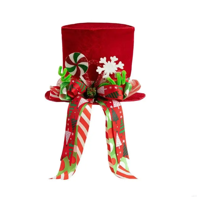 User Friendly Holiday Tree Toppers Hat With Mess Release Attachments System For Family Christmas Decorations
