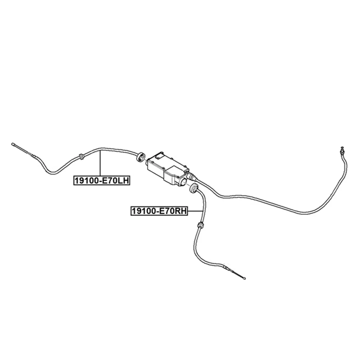 Câble de frein à main pour BMW X5 et X6, 34436772103