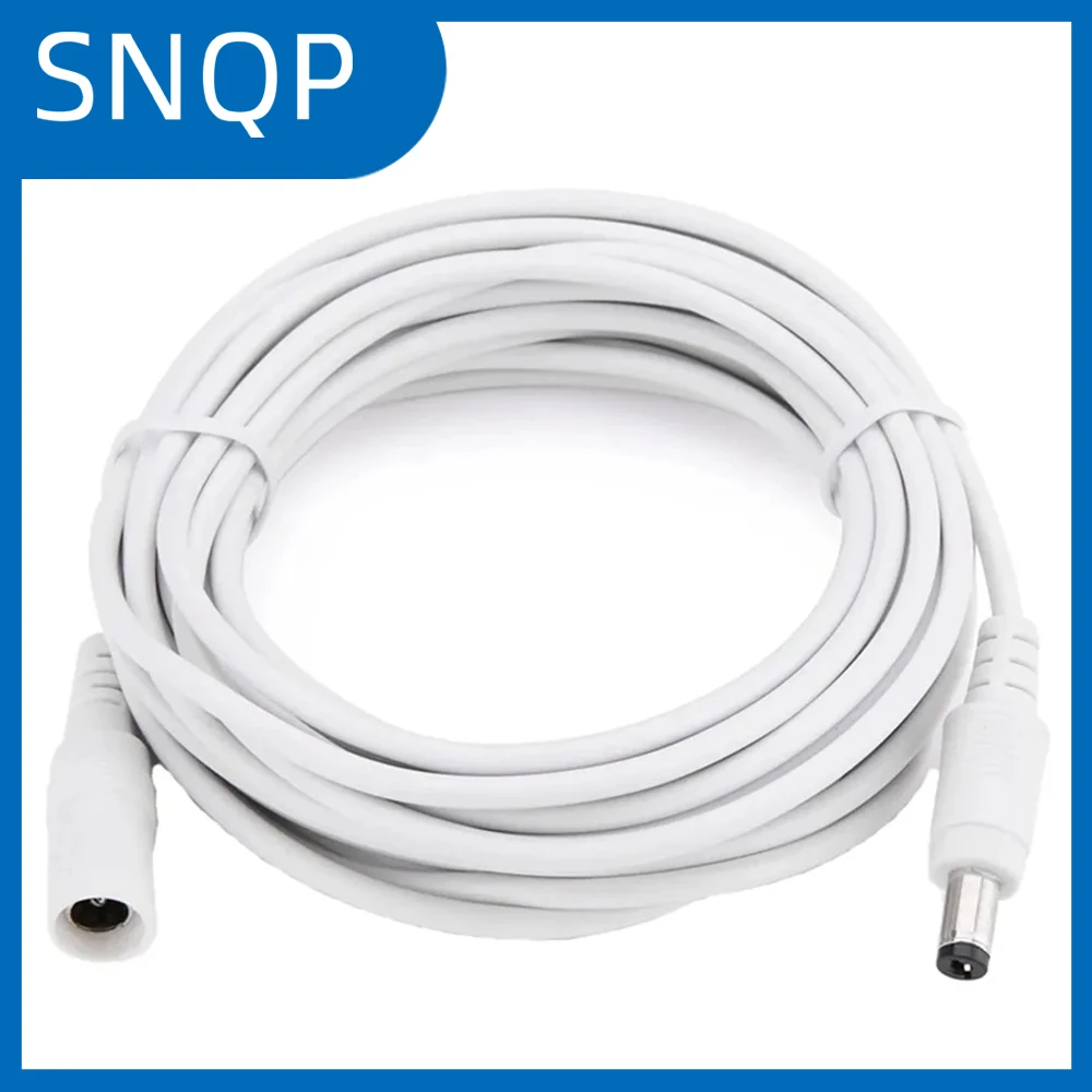 DC 12V Power Adapter Extension Cable 3M/5M/10M/15M/20M/30M DC Male Female Connector Power Extend Cord For Security CCTV Camera