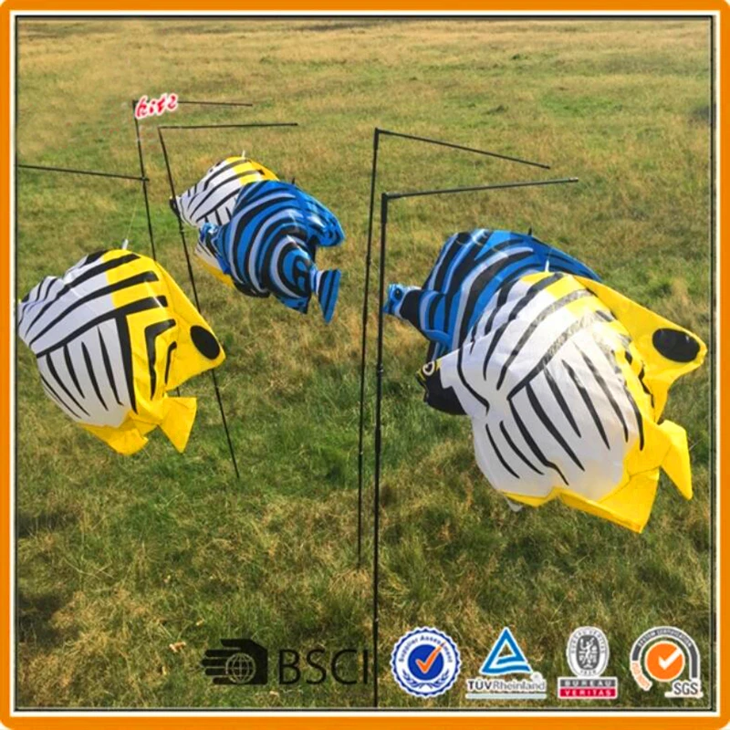 Plug ground fish kite outdoor power kite flying toy kites inflatable kites for adults flying eagle kite Home air conditioner fun