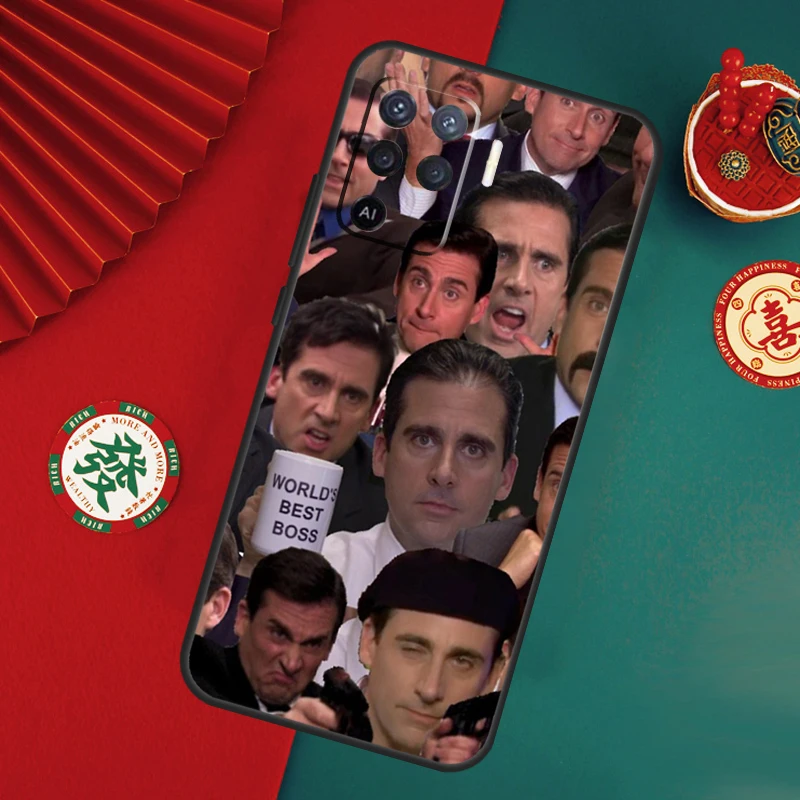 Michael Scott The Office Humor For OPPO A76 A96 A16 A58 A78 A98 A5 A9 A53 A17 A57 A77 A15 A52 A72 A93 A74 A94 A54S Case